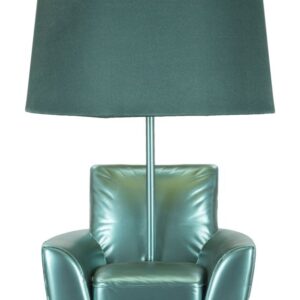 LÂMPADA DE CABECEIRA MIDCENTURY TURQUESA CM Ø 26X43