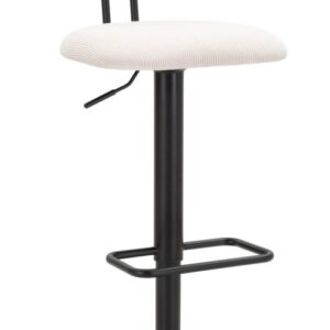 BANCO DE BAR BRANCO CLARO CM 41X47.5X85-106.5 (ASSENTO CM 61-83) CONJUNTO 2 UNIDADES