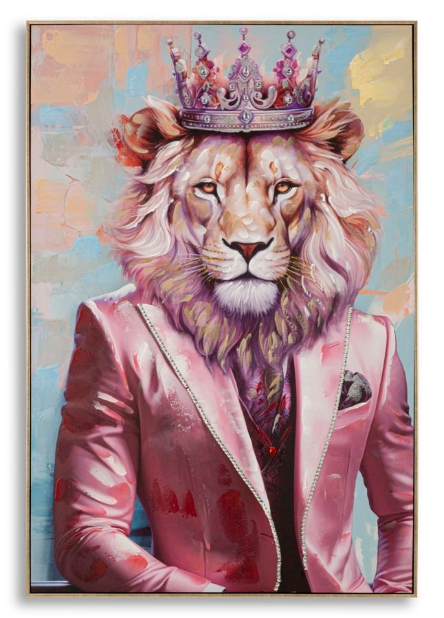 PINTURA SOBRE TELA KING -A- C/MOLDURA 82X4,5X122