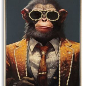 PINTURA SOBRE TELA LACADA COM MOLDURA 52,5X2,8X72,5 CM