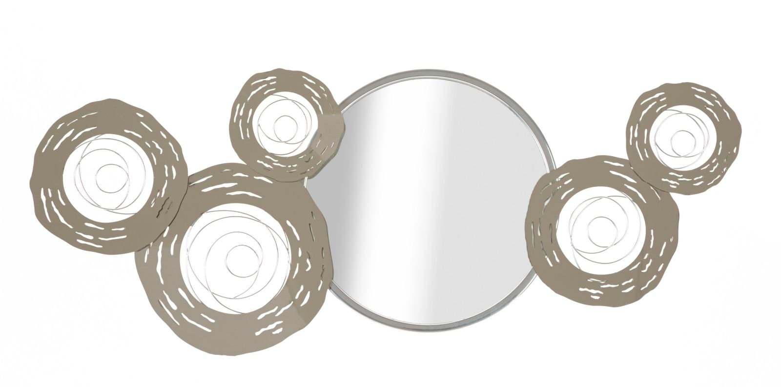 PAINEL DE PAREDE HOP COM ESPELHO 106X3,8X48 CM