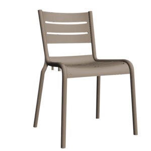 Cadeira SMART s/ braços, Turtle Dove – Pack com 4 unidades