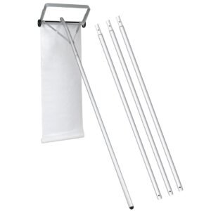 Limpador de neve para telhados com rodas, pá de neve para telhados de alumínio, empurrador de neve para telhados.