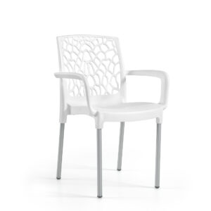 Cadeira Aracna c/ Braço Pack 30 Unid. - Branco