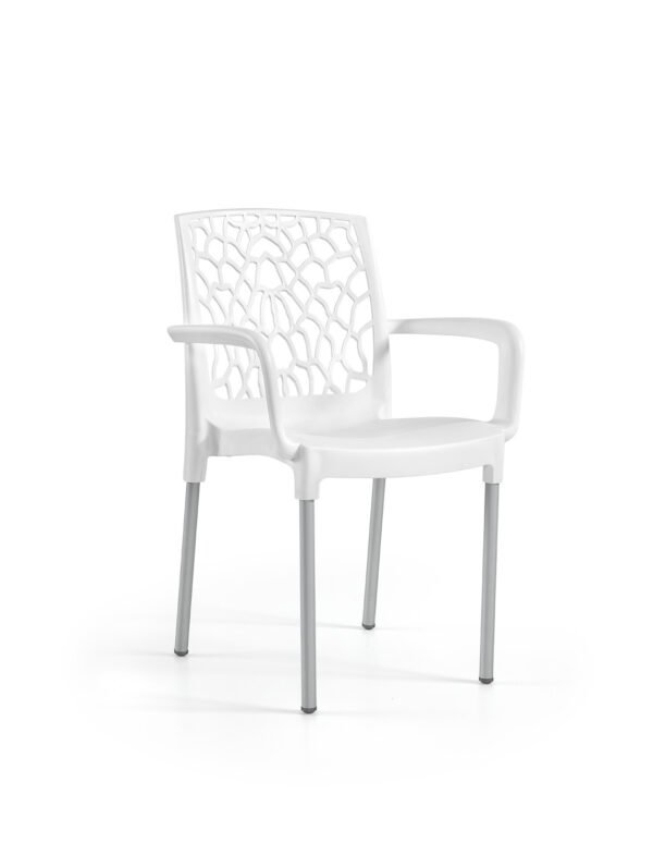 Cadeira Aracna c/ Braço Pack 30 Unid. - Branco
