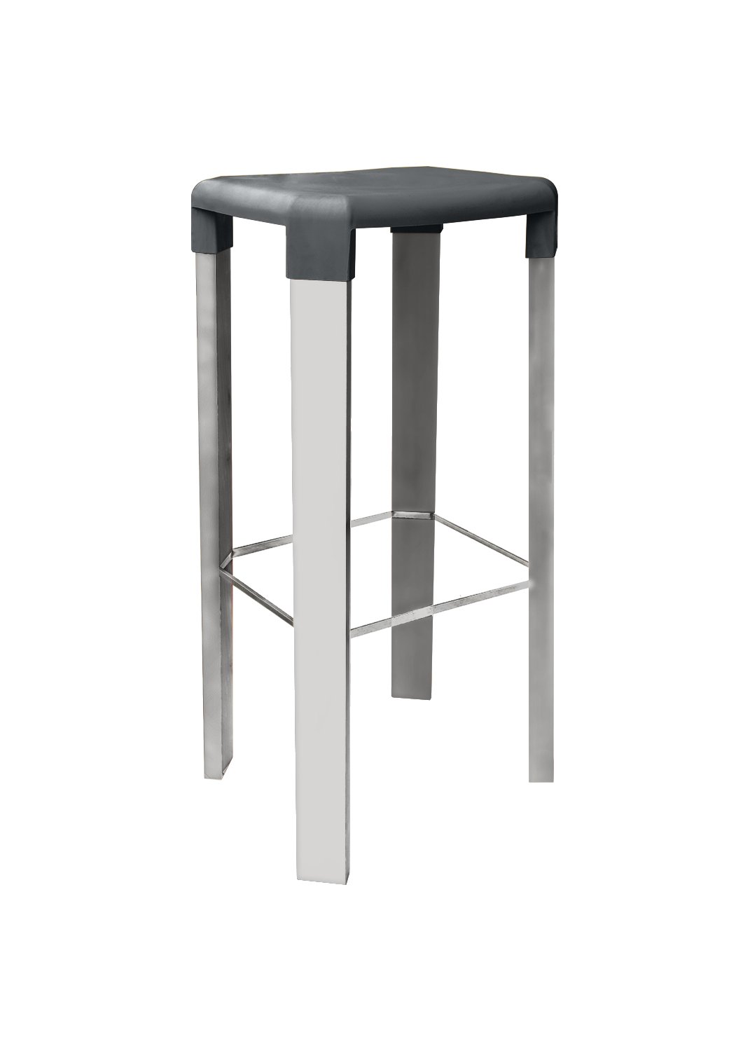 Banco Alto OSLO 78H, Perna Alumínio - Pack 16 unidades, Antracite MR