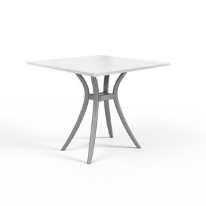 Pack de 6 mesas classic 70x70, Tampo Fenólico - Branca