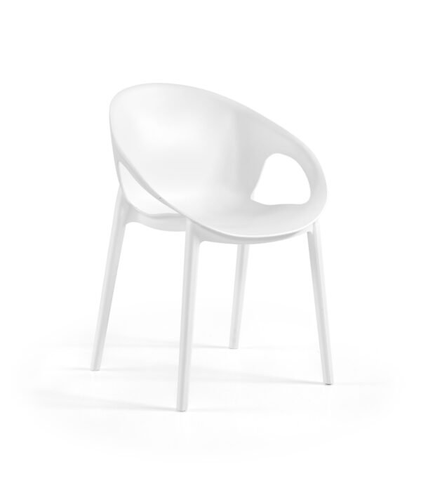 Cadeira Cosy Branco - conjunto de 4 unidades
