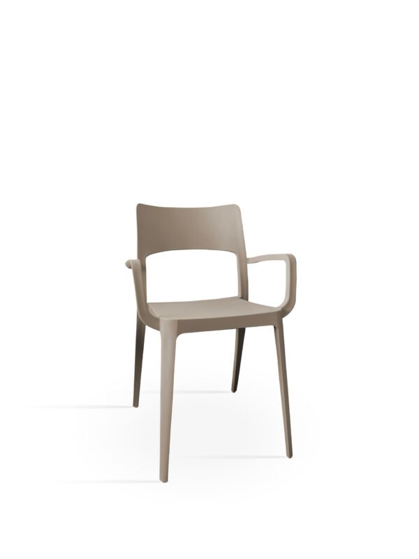 Cadeira Vanity Turtle Dove, com braços - Pack 20 unidades