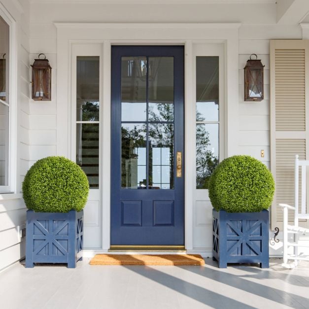 2 bolas de buxo 39 cm bola de buxo bola decorativa resistente a UV plantas para casa - Image 2