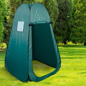 Tenda de ducha de praia, tenda para troca de roupa, tenda sanitária, tenda lateral, tenda grande, cabana, dobrável - verde