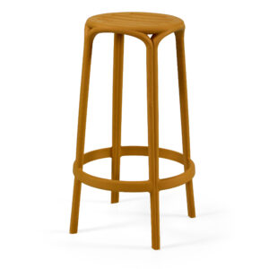 Banco Alto WOODY 67H - Pack 30 unidades, Mostarda