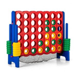 Jogo gigante 4-to-Score com armazenamento em rede - Azul