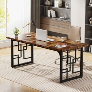 63 Tabela de computador em design industrial com pernas de metal