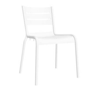 Cadeira SMART s/ braços, Branco – Pack com 4 unidades