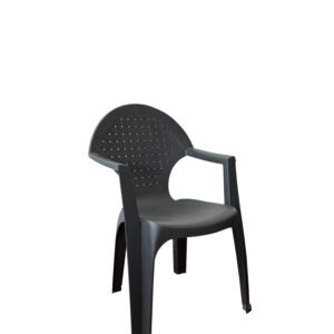 Cadeira VIANA, antracite mr - Pack 60 unidades