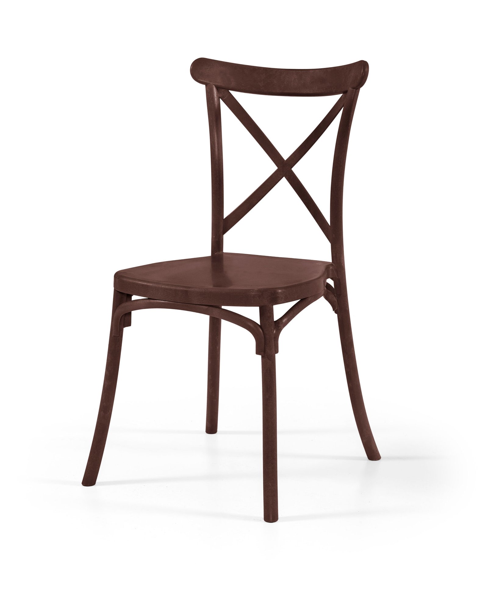 Cadeira Palma Castanho – Pack com 16 unidades