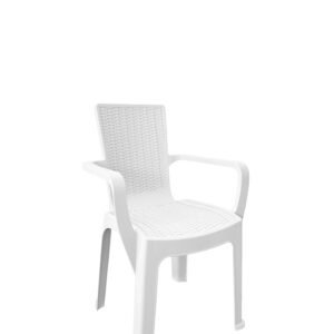 Cadeira PORTO, branco - Pack 72 unidades