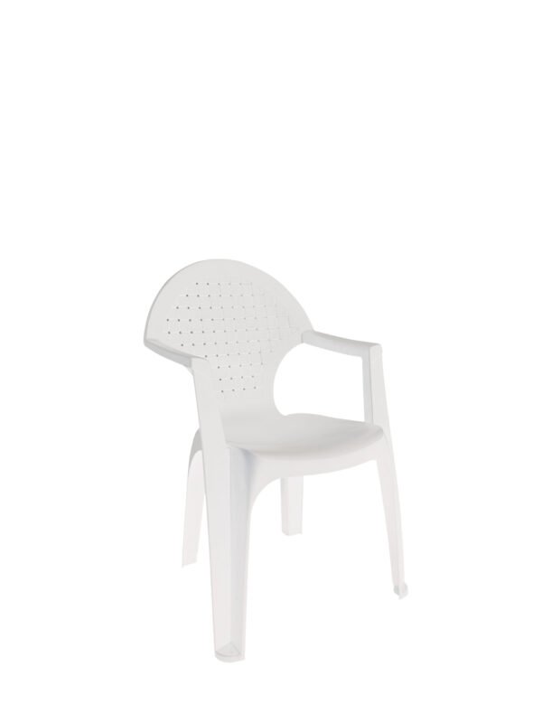 Cadeira VIANA, branco - Pack 120 unidades