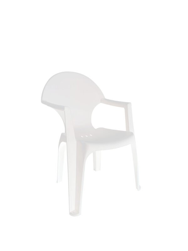 Cadeira LISBOA, branco - Pack 120 unidades