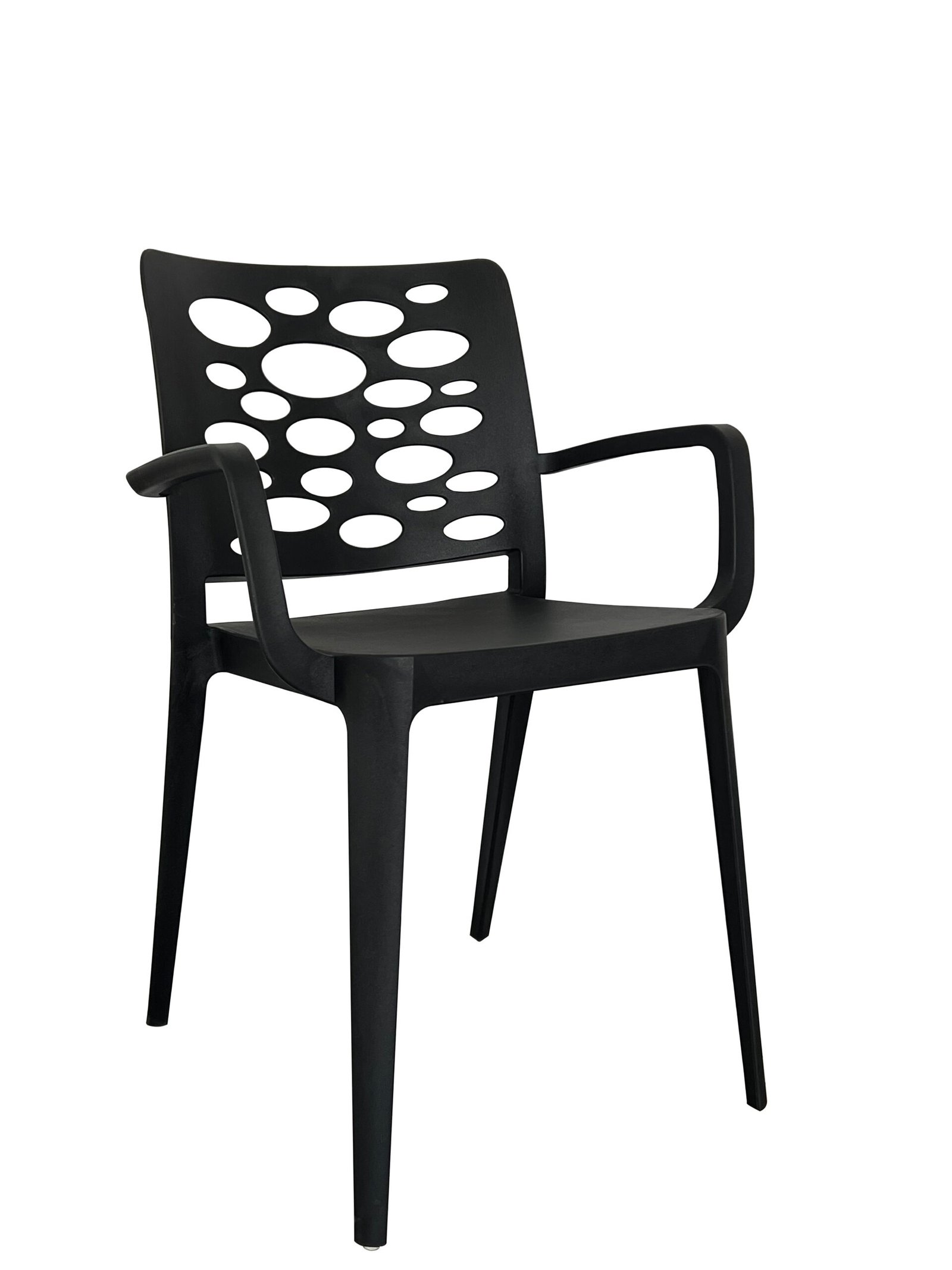 Cadeira Venus Preto c/braços - Pack com 40 cadeiras