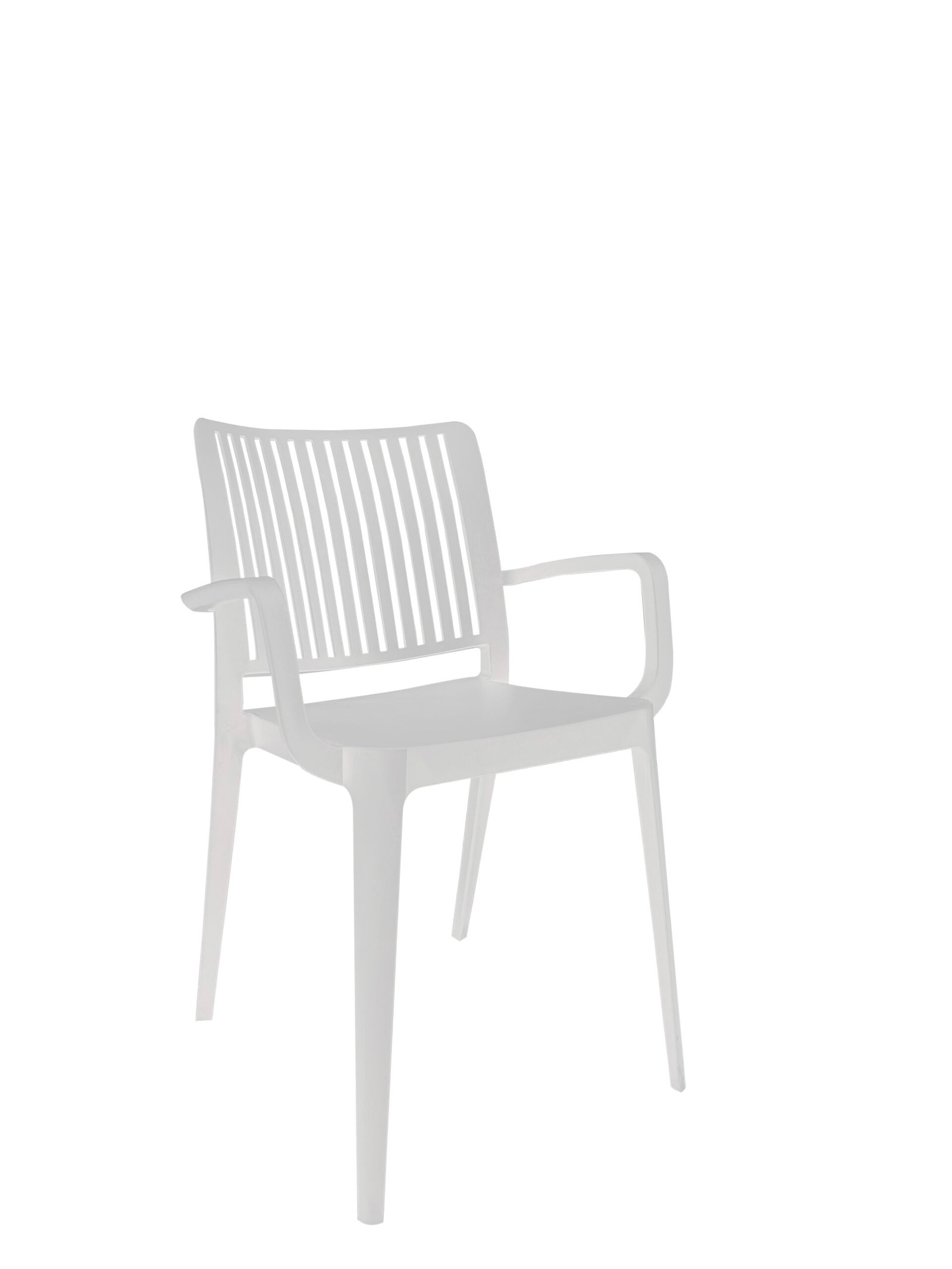 Cadeira JOY c/ braços, Cinza Gelo Pastel – Pack com 16 unidades