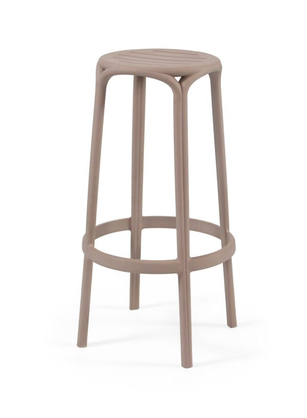 Banco Alto WOODY 77H - Pack 16 unidades, Turtle Dove