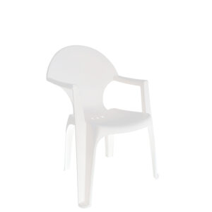 Cadeira LISBOA, branco - Pack 60 unidades