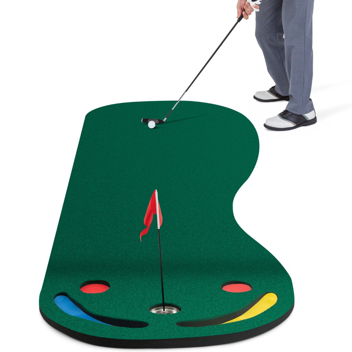 Conjunto de putting green para golfe, para uso interno e externo. - Image 2