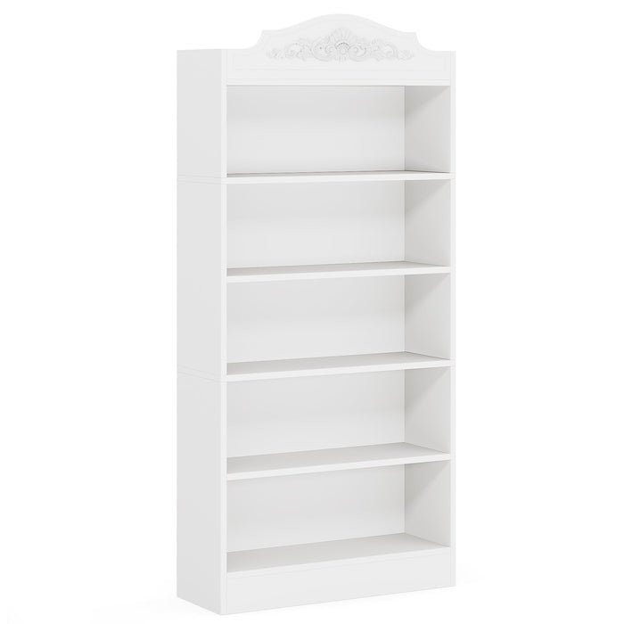 Tribesigns estante moderna de 72 polegadas c/ prateleiras de armazenamento