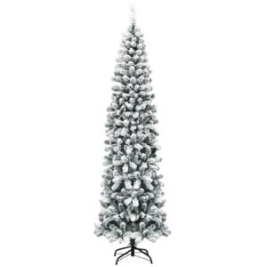 Árvore de Natal fosca com luzes LED 135 cm
