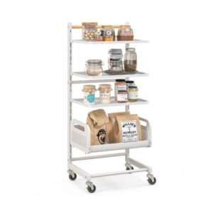 Organizador de sapatos com 8 compartimentos e capacidade para 500 libras - Cinza