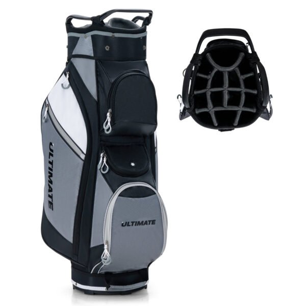 Bolsa de golfe portátil e leve com 14 divisórias