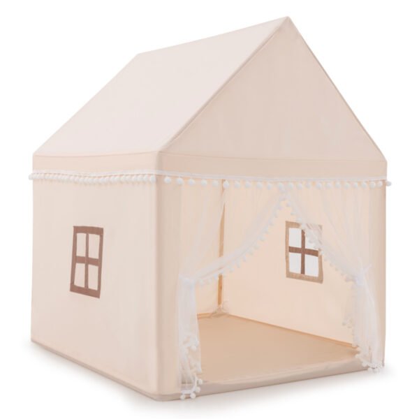 Casinha de brincar infantil, tenda infantil, casinha de brincar Princesa Princesa 120 x 105 x 140 cm bege + marrom