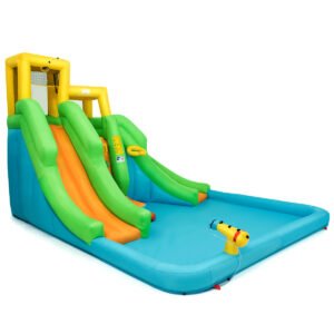 Tapete de espuma flutuante de 3 camadas para água de 9' x 6' - Azul