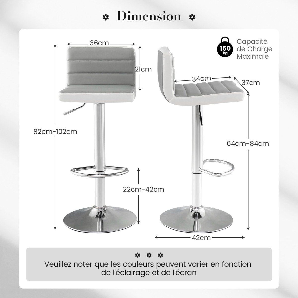 Mesa de console em mármore sintético com apoios ajustáveis para os pés - marrom rústico