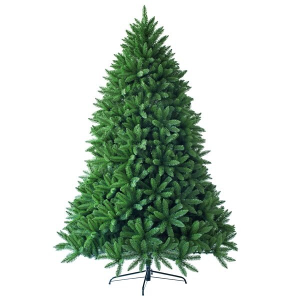 Árvore de Natal artificial de 1,83 m (6 pés) sem luzes, com 1250 pontas de galhos.