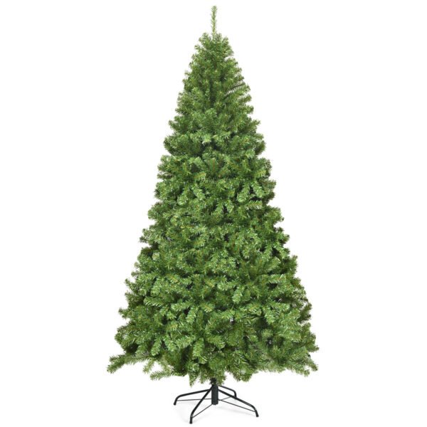 Árvore de Natal artificial articulada em PVC, sem luzes - 2,3 metros (7,5 pés)