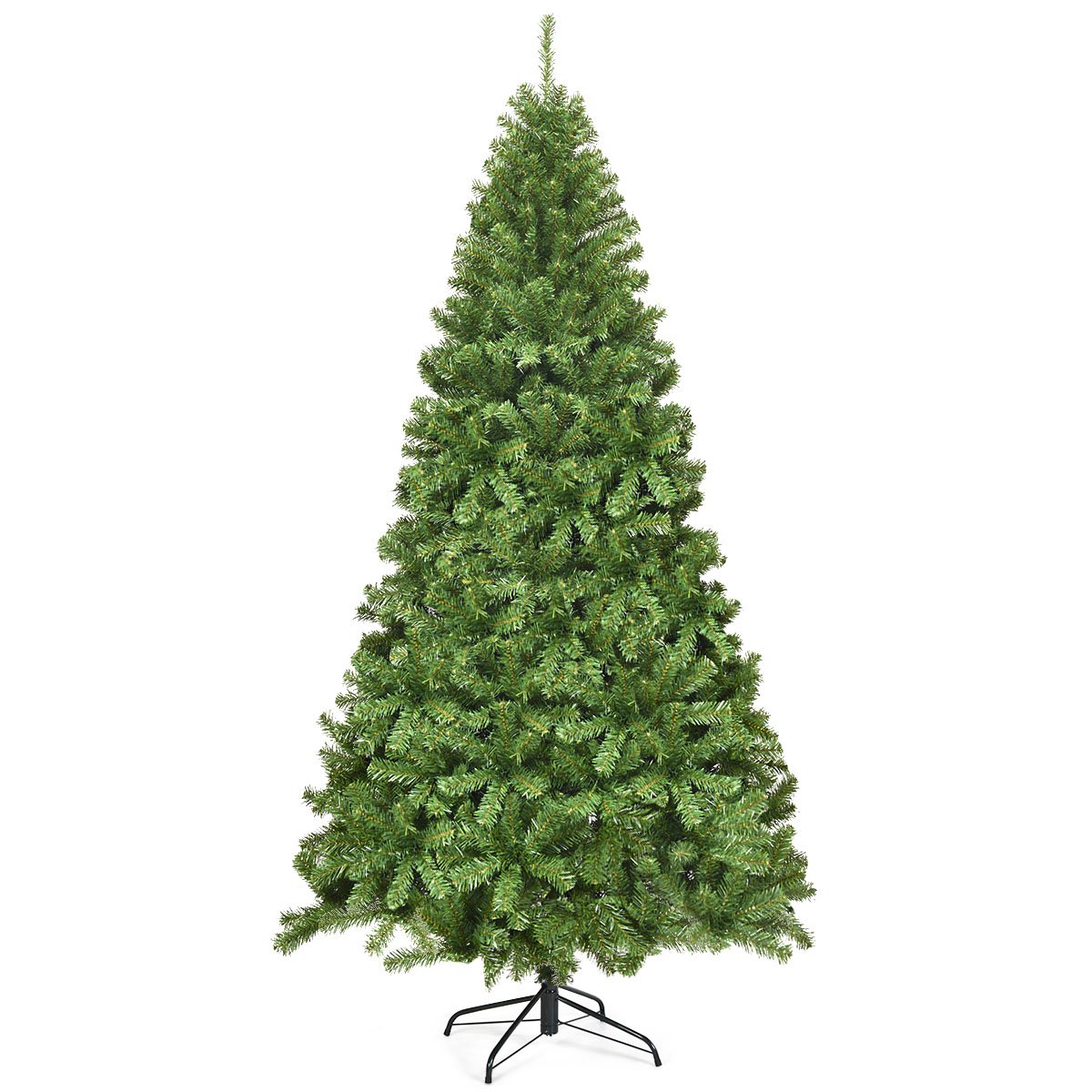 Árvore de Natal artificial articulada em PVC, sem luzes - 2,3 metros (7,5 pés)