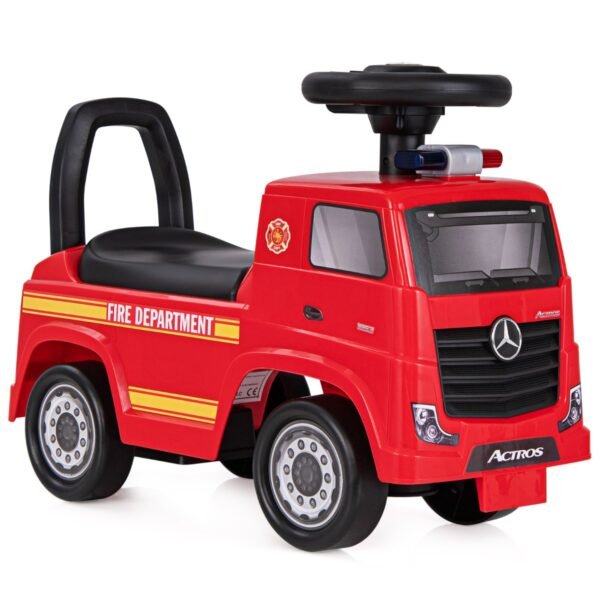 Caminhão de Bombeiros Infantil Licenciado Mercedes-Benz com Música - Vermelho