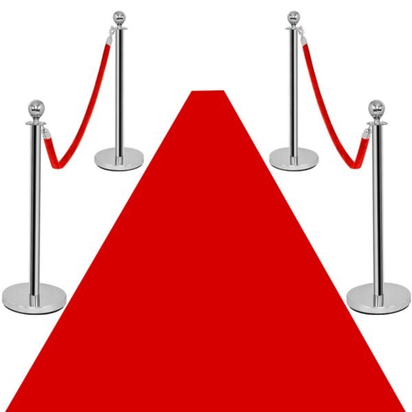 Sistema de orientação para 4 pessoas, suporte para barreira com 2 cordas.