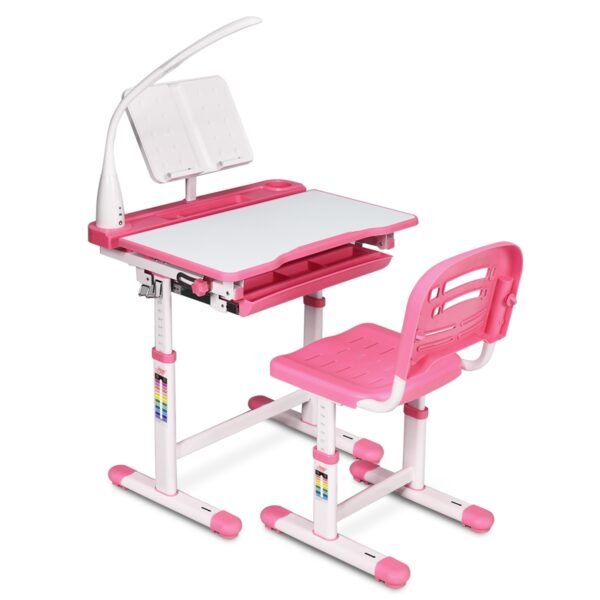 Mesa de desenho escolar com cadeira para criança