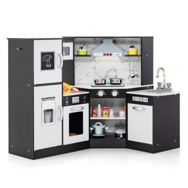 Conjunto de Cozinha Infantil de Brinquedo Kids Corner com Pia Separada - Cor Café
