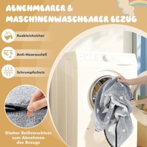 Torre de cozinha dobrável 3 em 1 para crianças pequenas - Natural