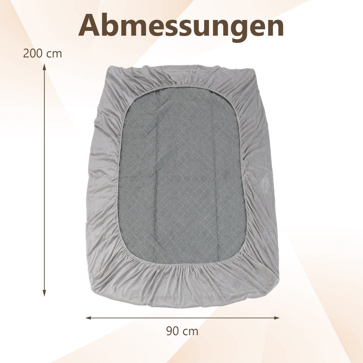 Mesa de cabeceira flutuante com gavetas e prateleira de armazenamento - cinza - Image 3