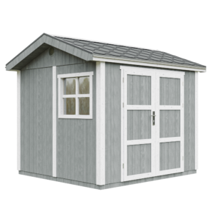 Casa com painéis inteligentes, pintura CAVERN_STEEL