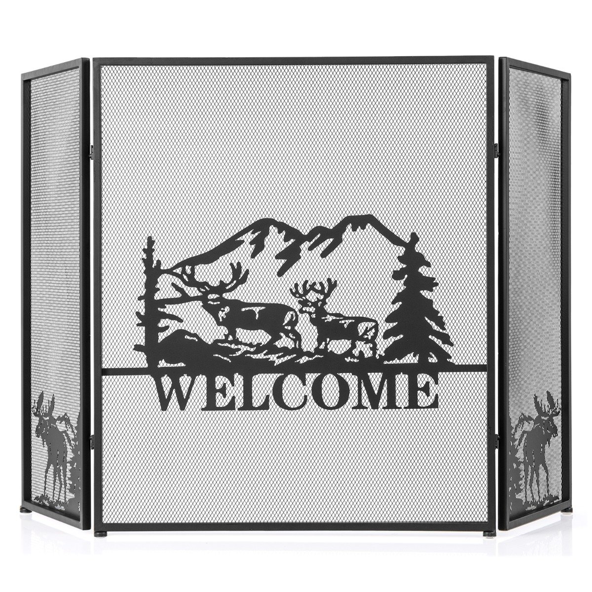 Tela de lareira de 52 x 31 polegadas - B