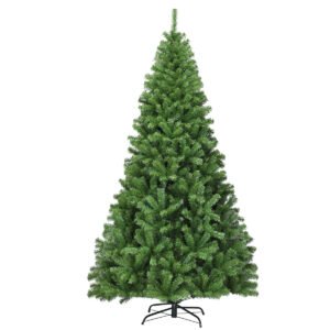 Árvore de Natal artificial premium em PVC com dobradiças - 2,3 metros