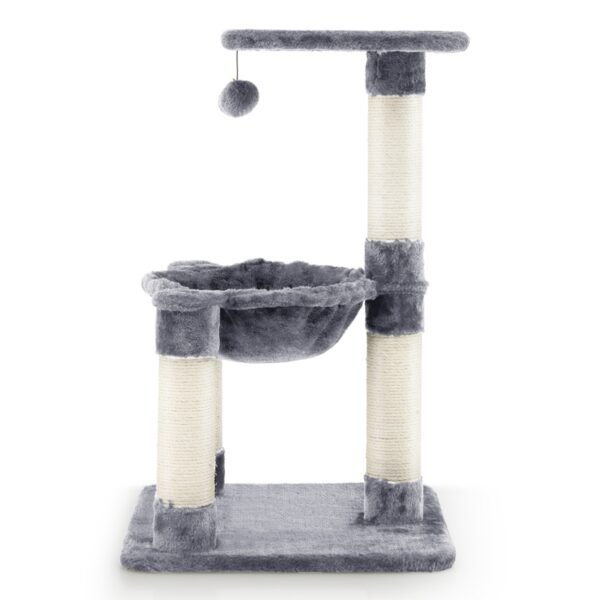 Árvore para gatos de vários níveis com rede aconchegante para gatos