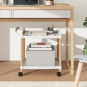 Cômoda com 3 gavetas e prateleiras, dispositivo antitombamento, organizador de entrada para sala de estar, branco